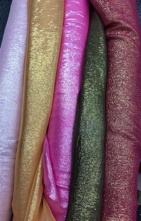 lame metallic silk blend fabric|tissue lame fabric.